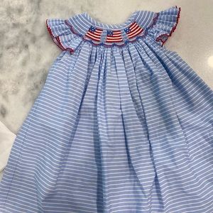 American flag Smocked dress.